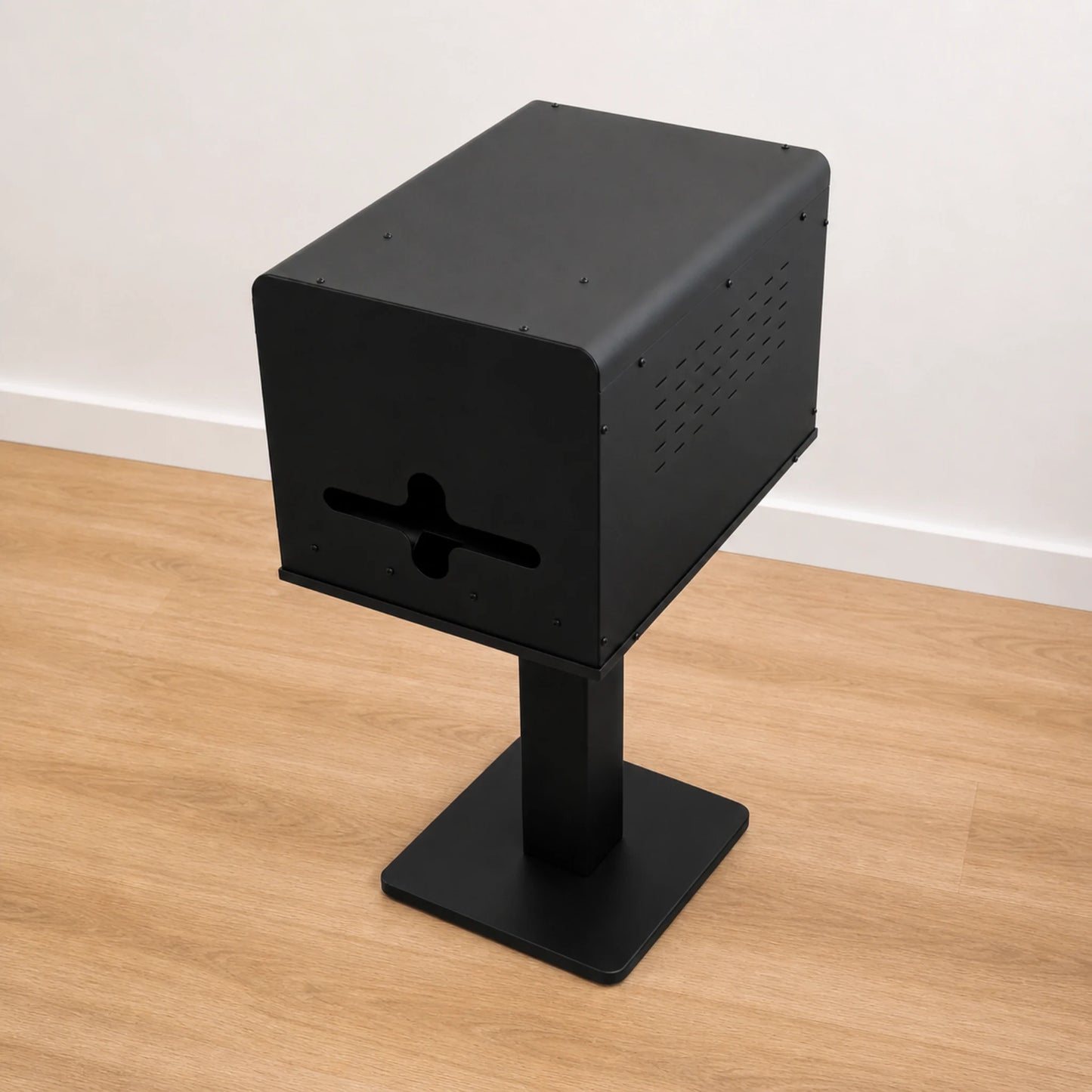 Mueble diseñado para la impresora DNP RX1HS, ideal para acompañar a uno de nuestros fotomatones para bodas y eventos