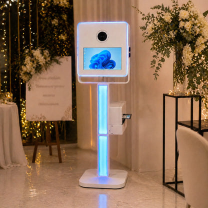 El protagonista ideal para profesionales de bodas es este fotomatón de estilo moderno con cámara Canon e impresora DNP