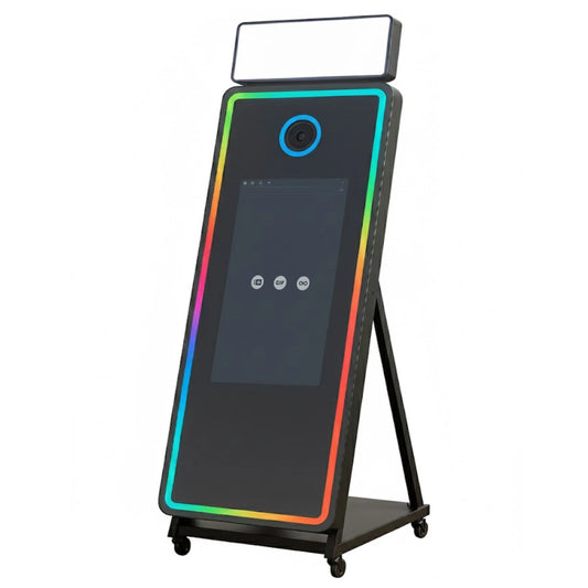 Compra el fotomatón de espejo mágico con pantalla gigante para bodas, fiestas de empresa, bautizos, cumpleaños o comuniones